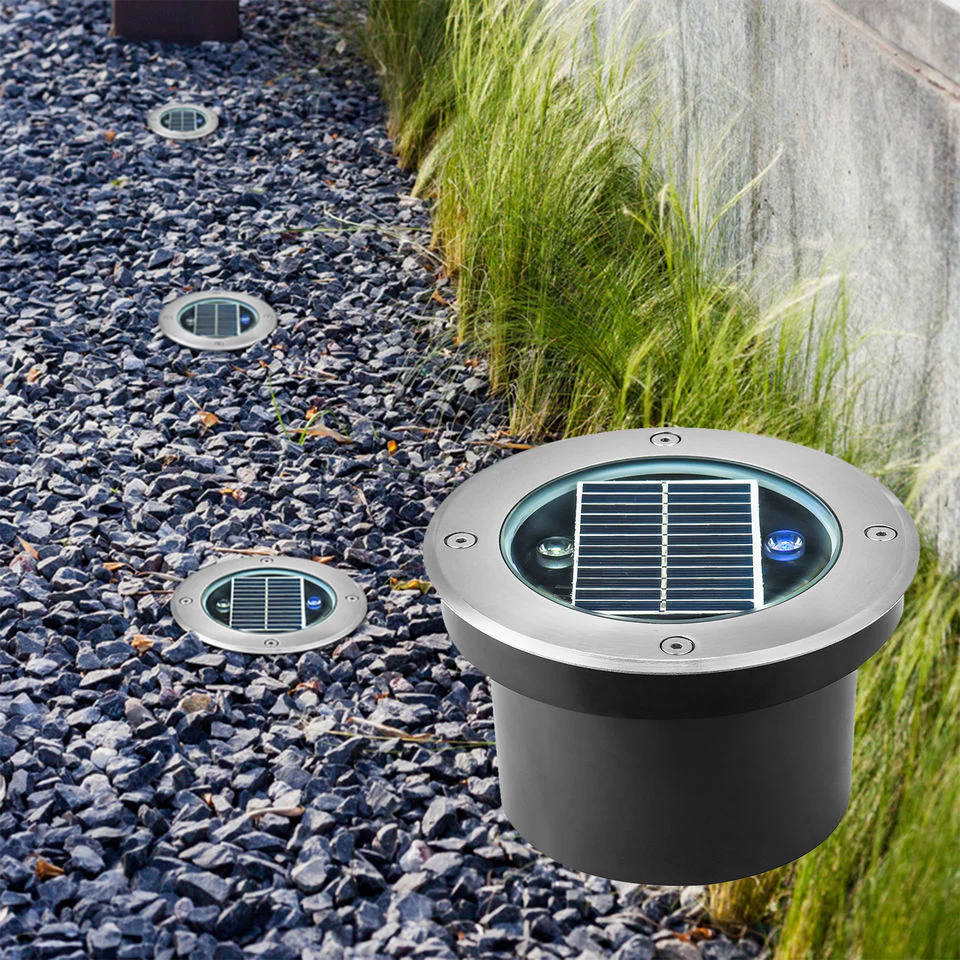 Faretto Led ad Energia Solare da incasso Spot Luce calda - Image 3