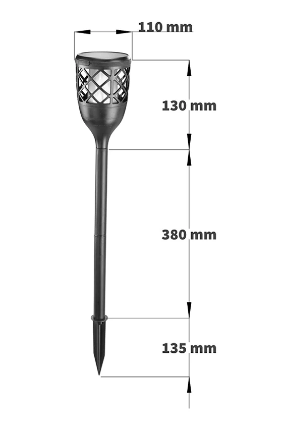Lampada da Giardino Solare Effetto FIAMMA Decorativa - Image 7