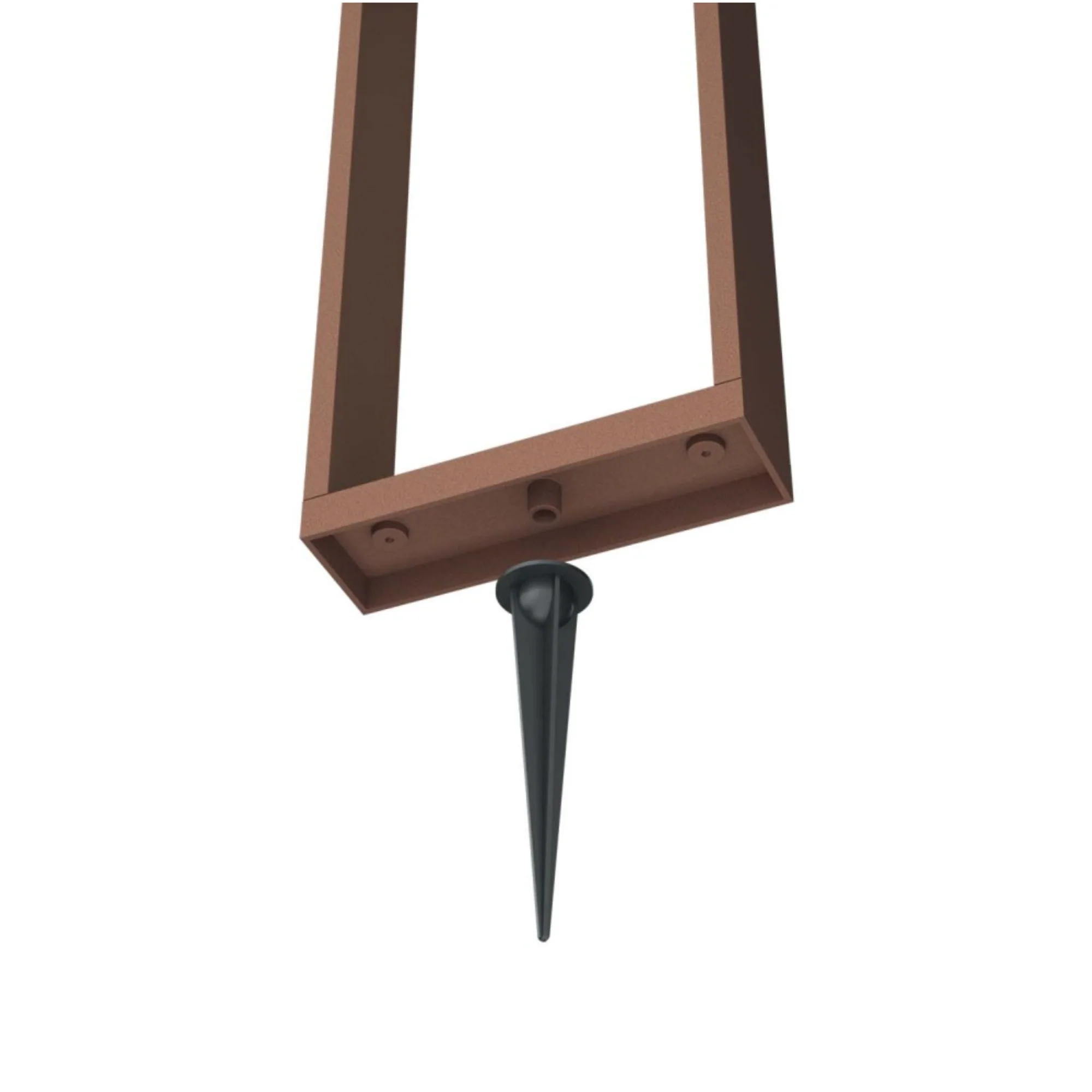 Lampioncino da Giardino Solare 600 Lumen "LMS-091" Corten - Image 7