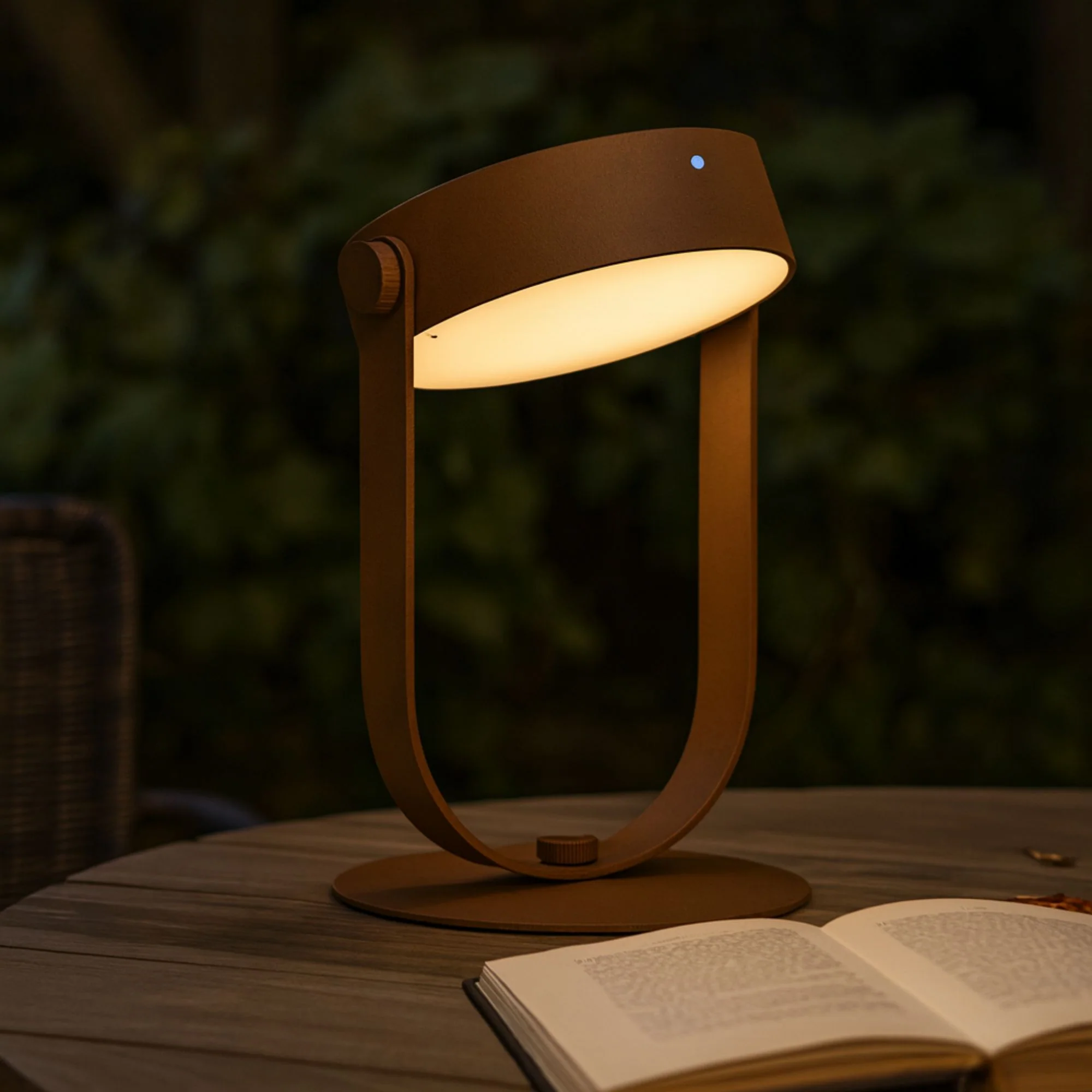 Piantana Solare da Giardino 300 Lumen "LMS-078" Corten - Image 2
