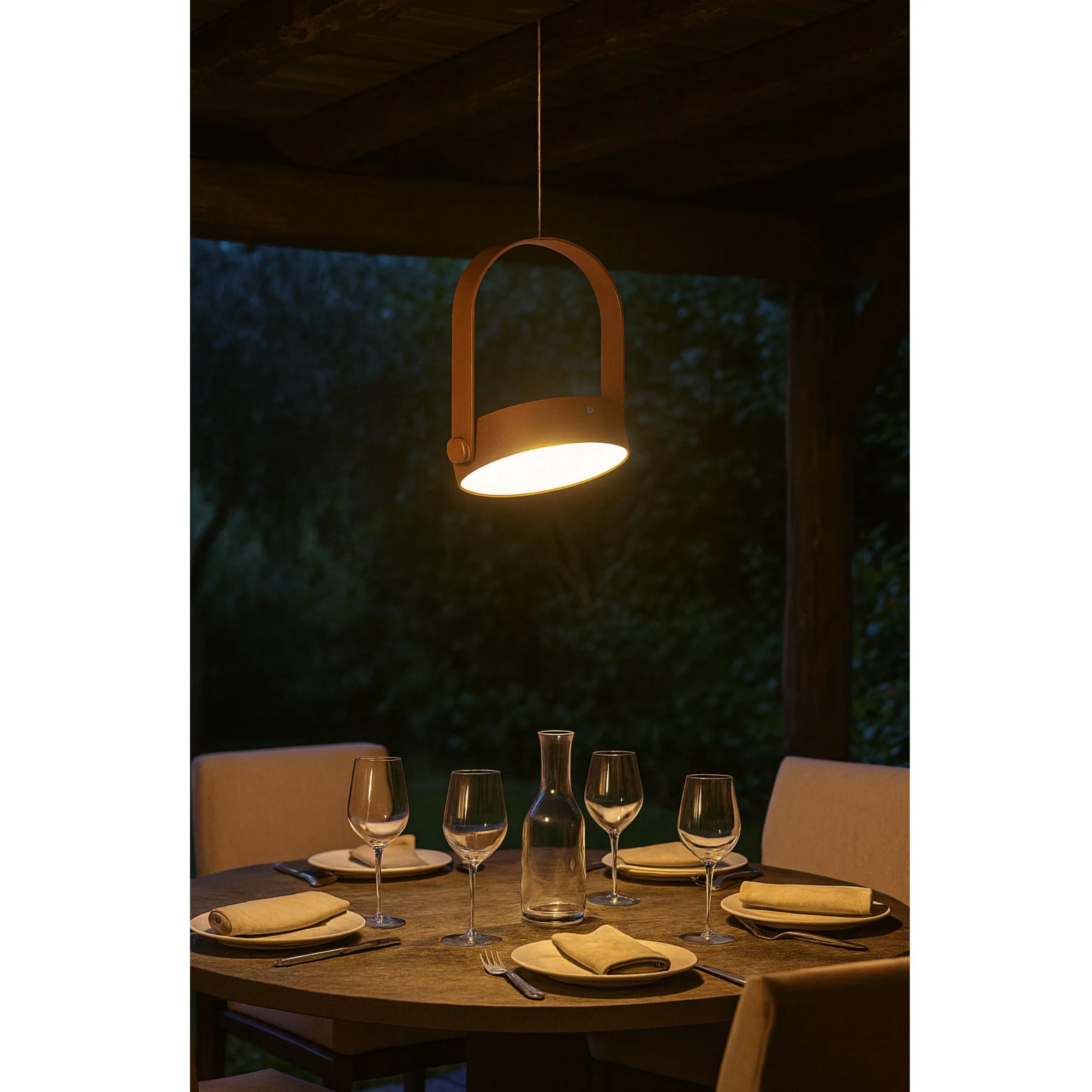 Piantana Solare da Giardino 300 Lumen "LMS-078" Corten - Image 4