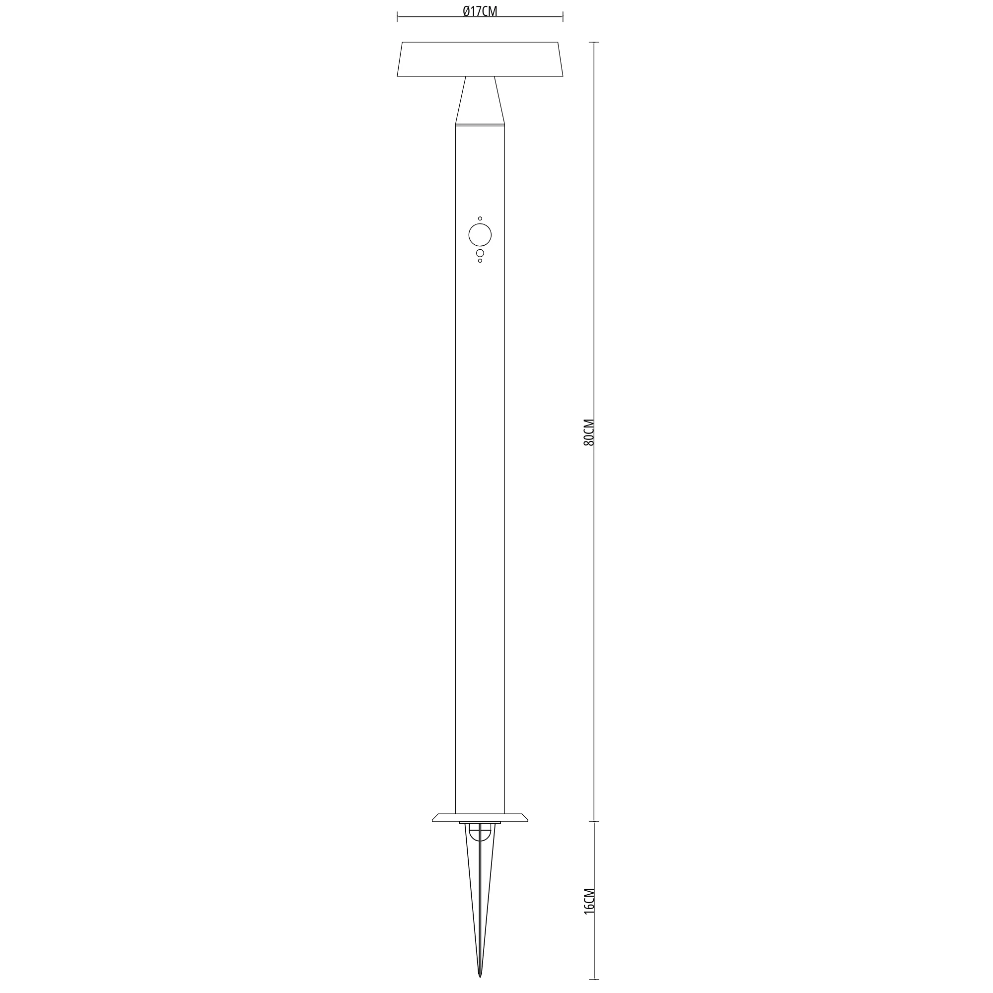Lampioncino da Giardino Solare 600 Lumen "LMS-092" Corten - Image 7