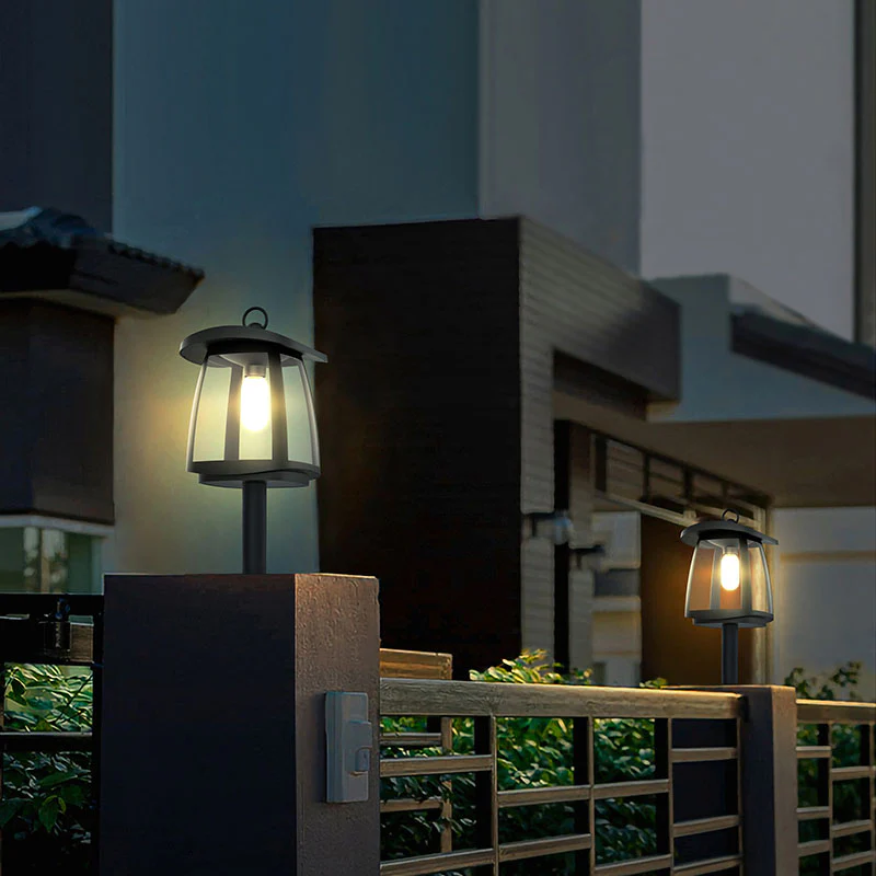 Lampioncino Solare da Colonna 350 Lumen  "LMS-094" - Image 6