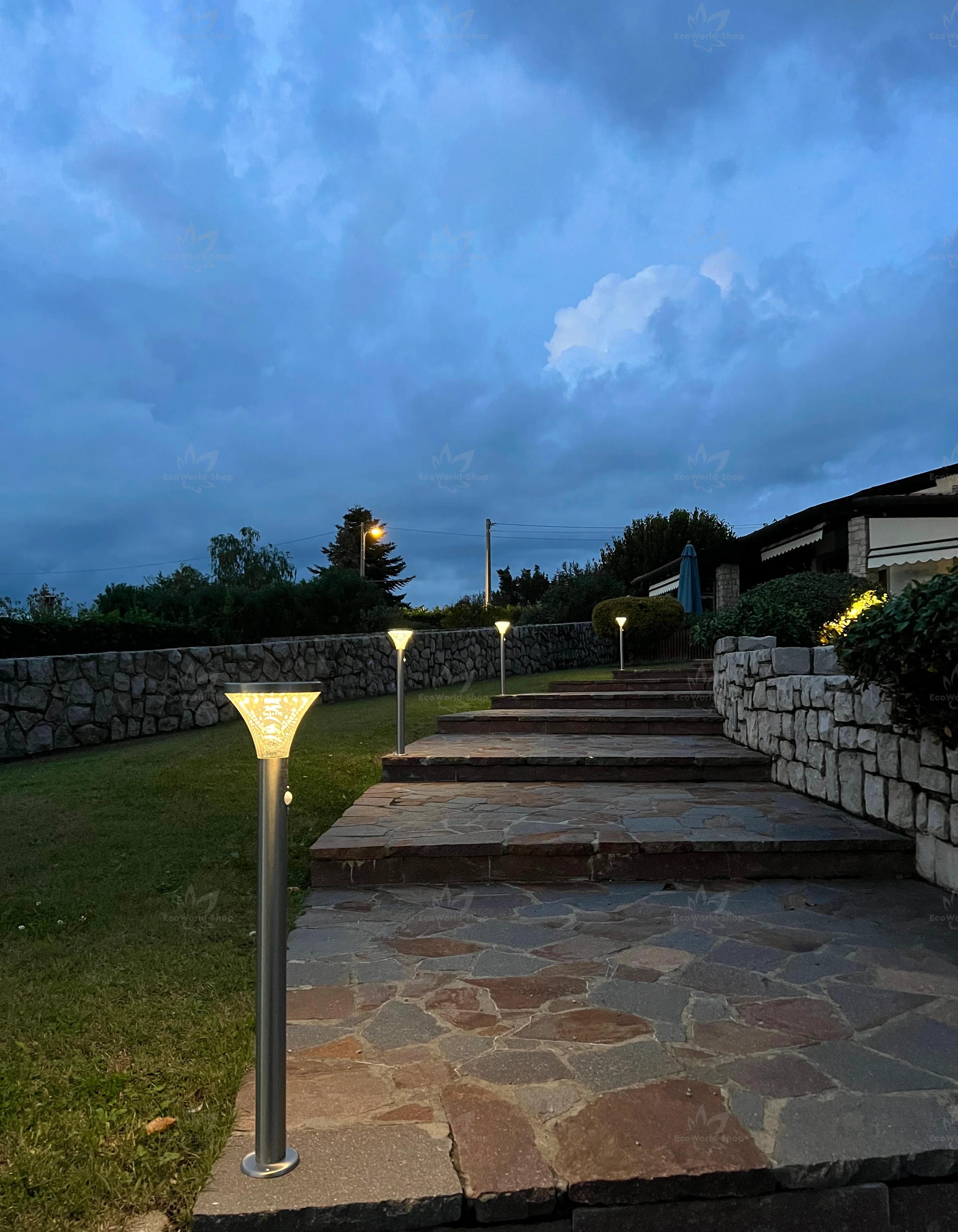 Lampioncino Solare per vialetti da 600 Lumen "LMS-085" - Image 7