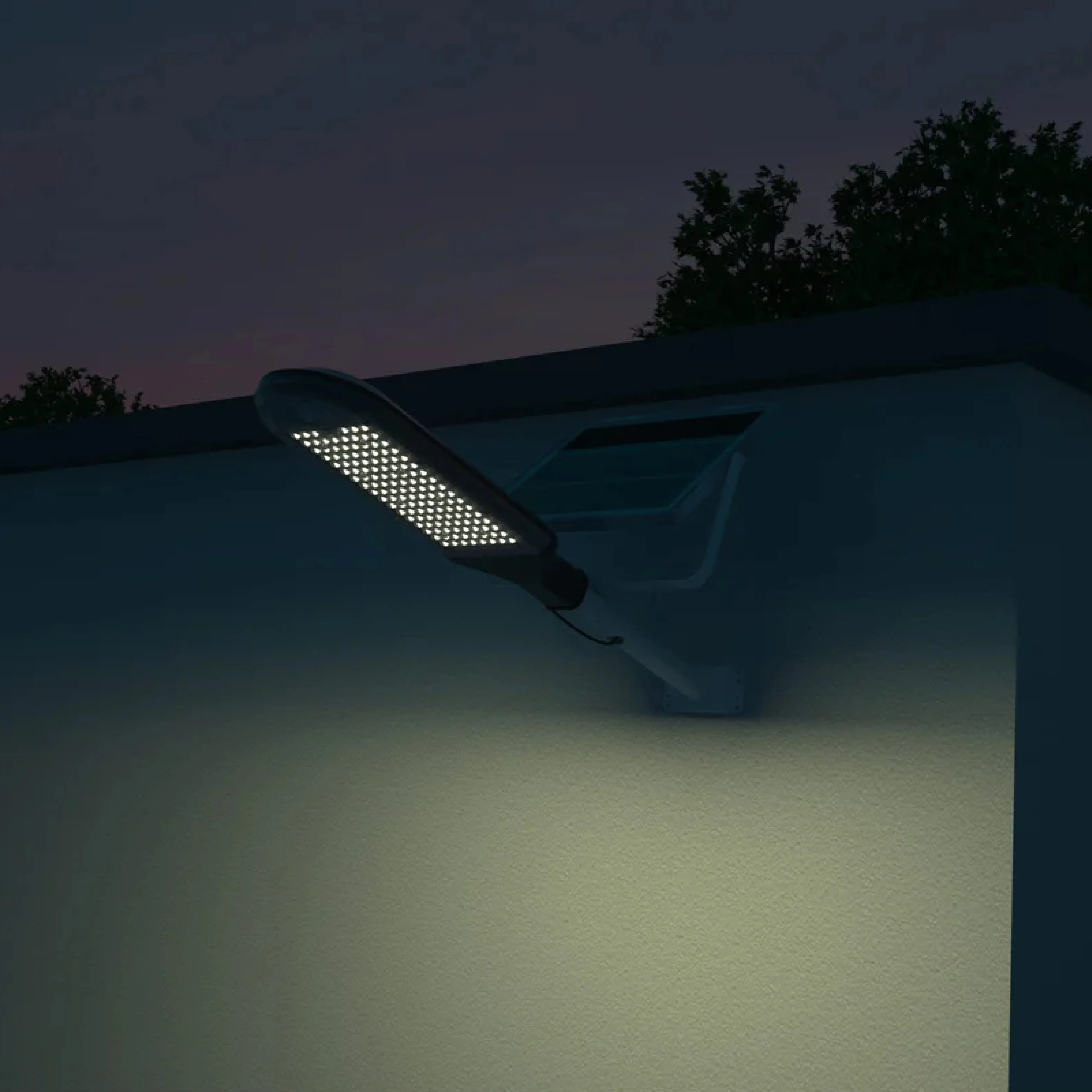 Lampione ad Energia Solare 4800 Lumen con Pannello Fotovoltaico Orientabile - Image 5
