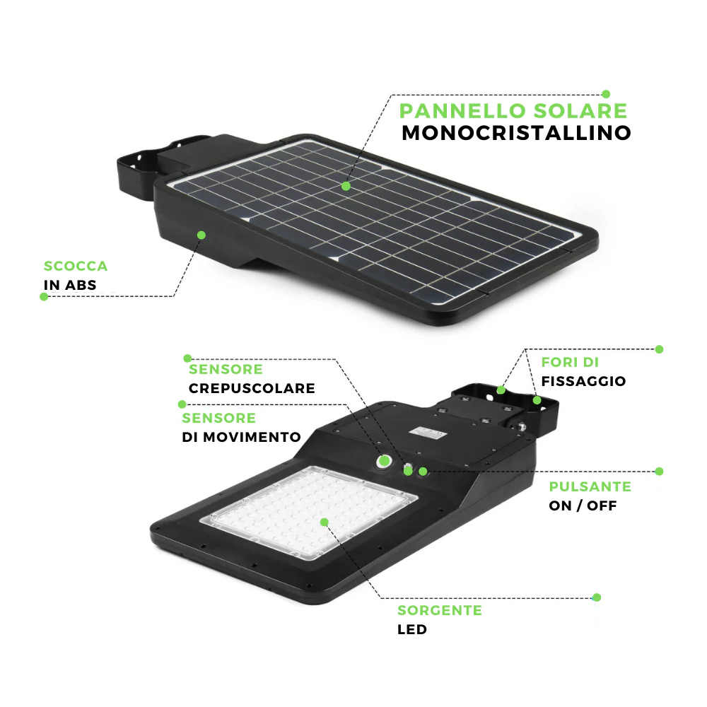 Lampione ad Energia Solare 6000 Lumen - Image 3