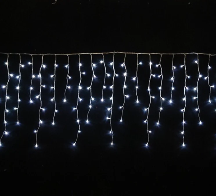 Tenda luminosa Luci di Natale ad Energia Solare 200 led Bianco Freddo - Image 5